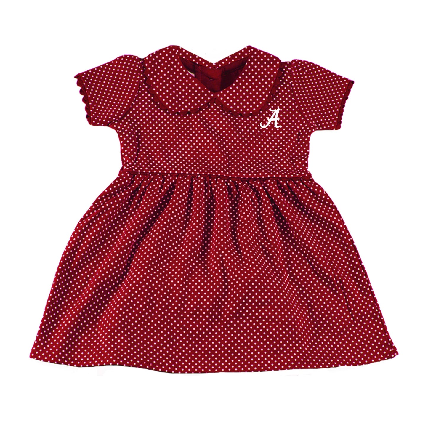 Alabama Pin Dot Peter Pan Dress With Bloomers