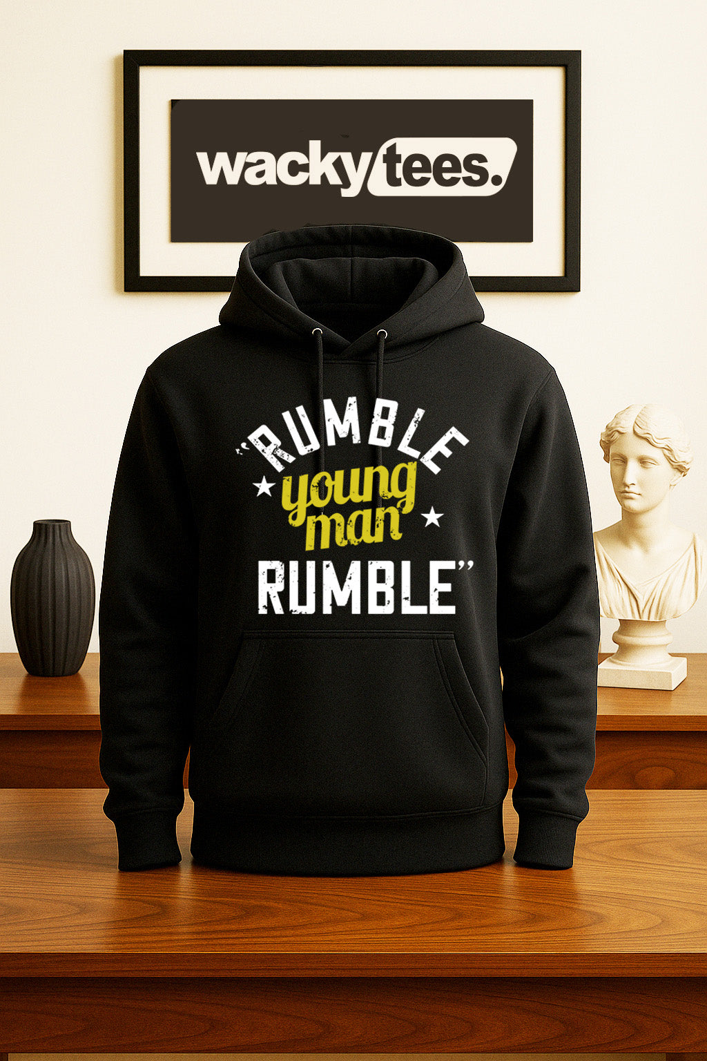 Muhammad Bee Ali Young Man Rumble Ready Boxing Legend Graphic Tee Shirt