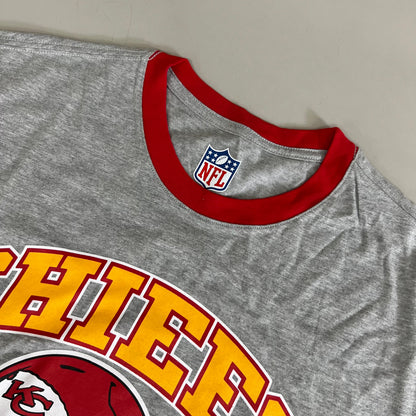 NFL  Kansas City Chiefs G-lll Sports T-Shirt Men's Sz L Red, Grey, Yellow 6AHOO816