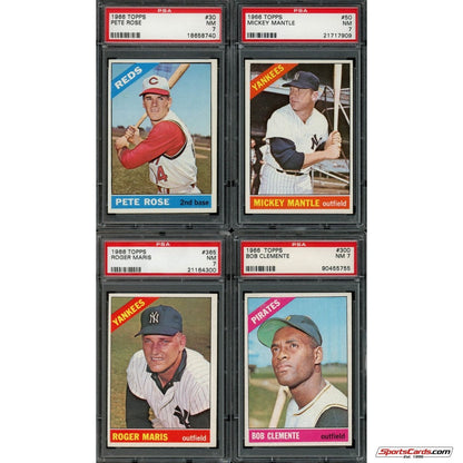 1966 Topps Baseball Complete Graded Set Break - (1) Graded Card (PSA 7 or Better) Per Box!