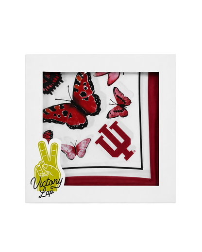 Indiana University Square Silk Scarf