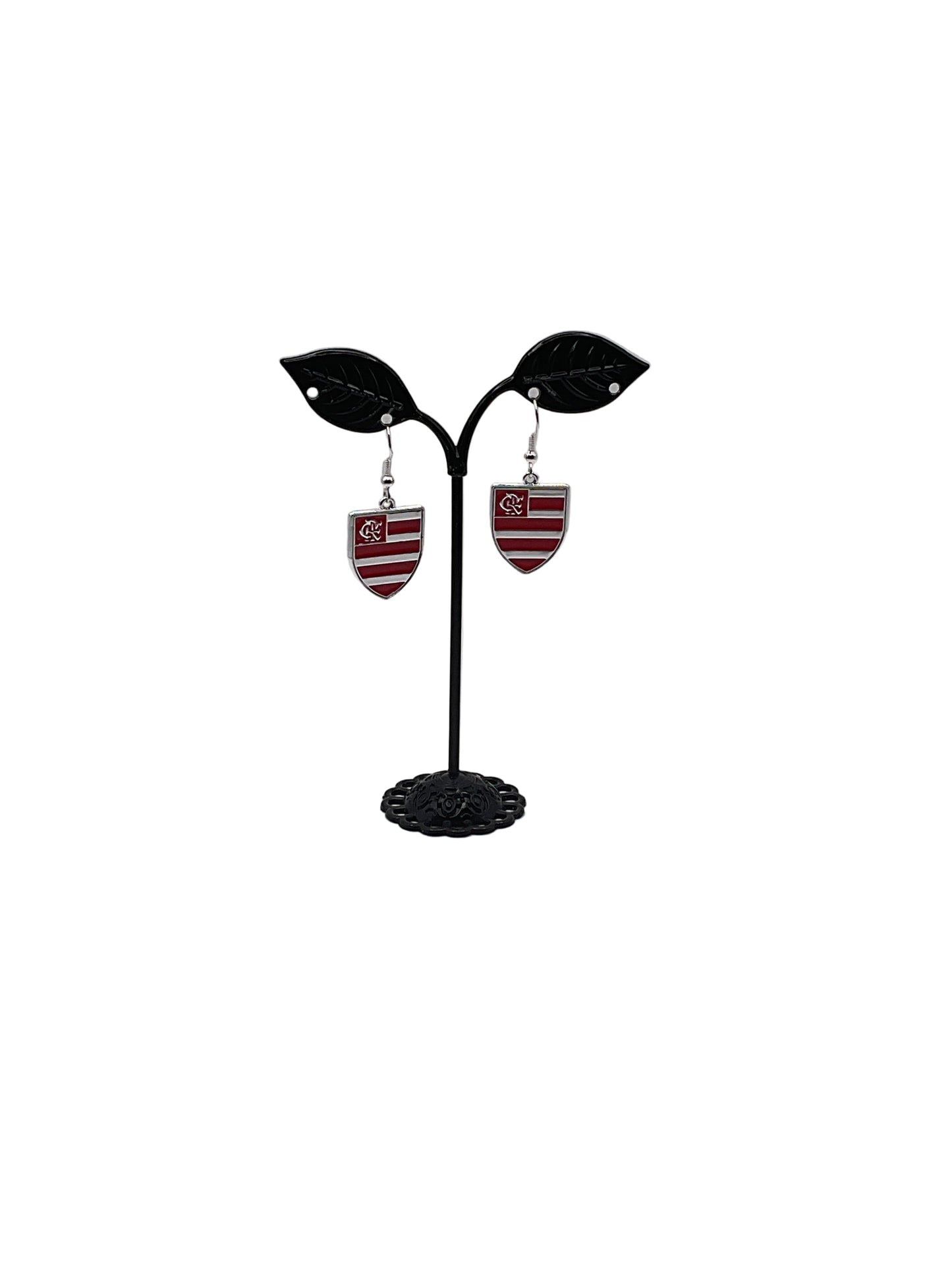 Soccer Club Shield Logo Earrings