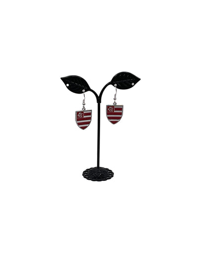 Soccer Club Shield Logo Earrings