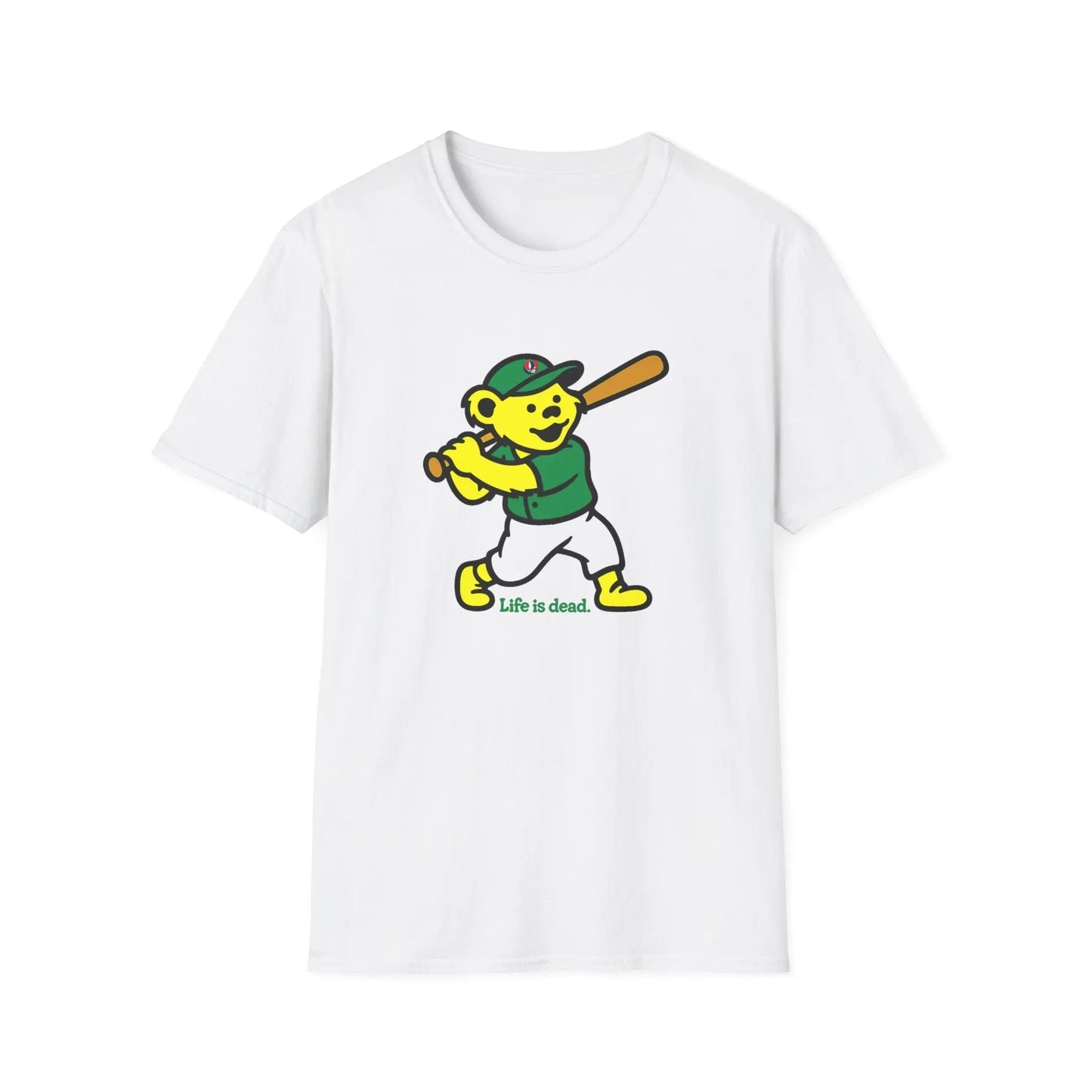 Baseball Edition Dancing Bear - Life is Dead T-Shirt