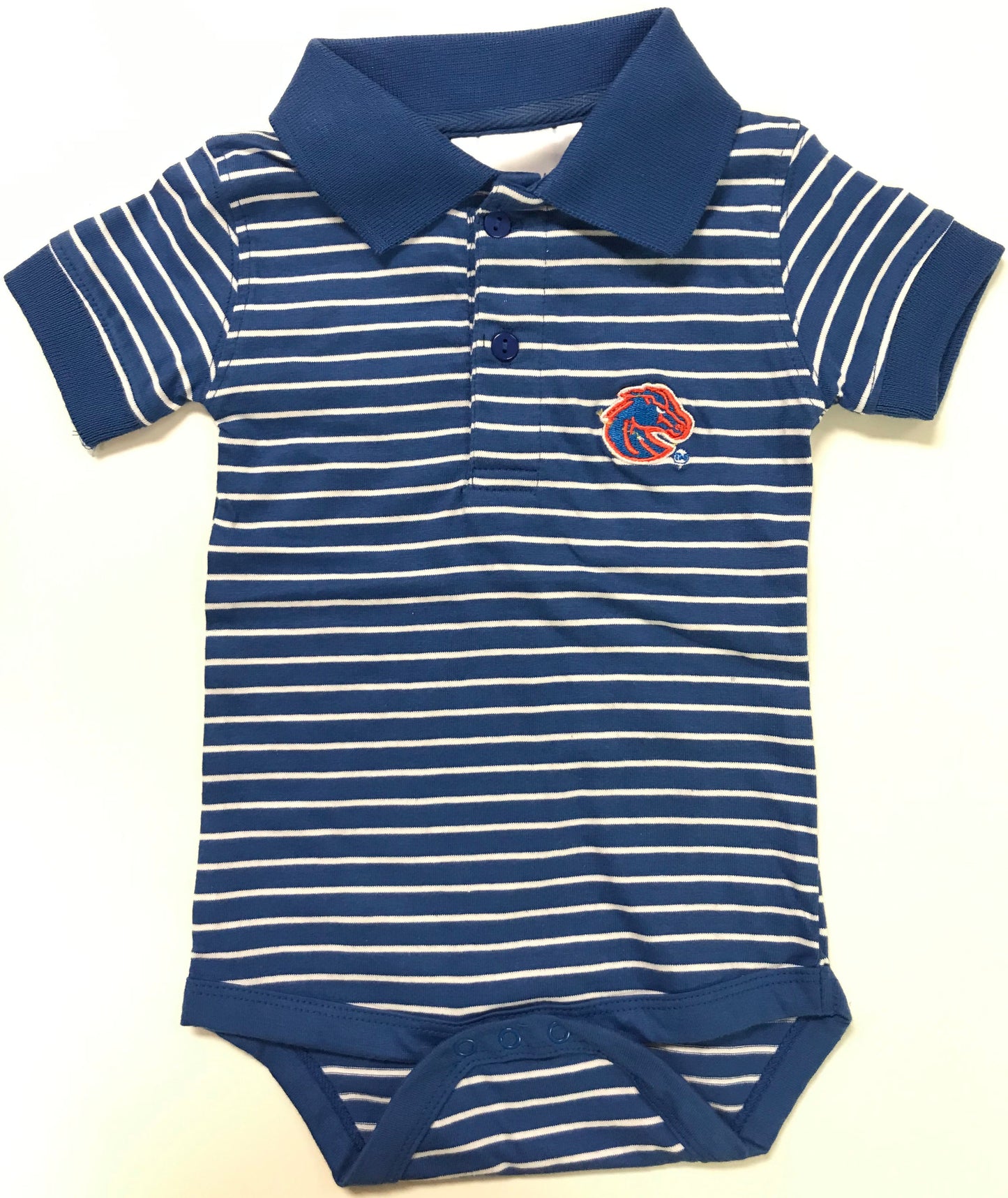 Boise State Jersey Stripe Golf Creeper