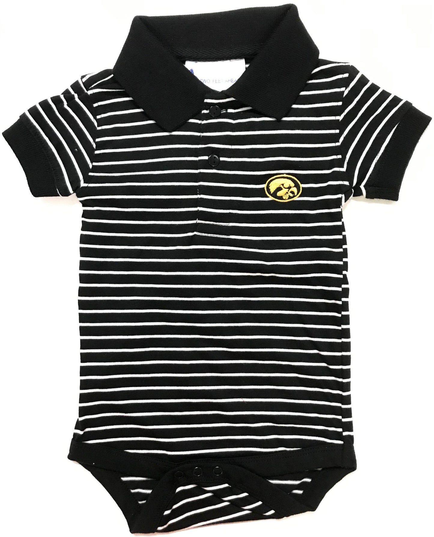 Iowa Jersey Stripe Golf Creeper