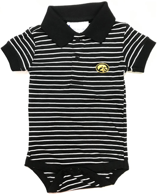 Iowa Jersey Stripe Golf Creeper
