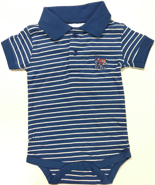 Memphis Jersey Stripe Golf Creeper