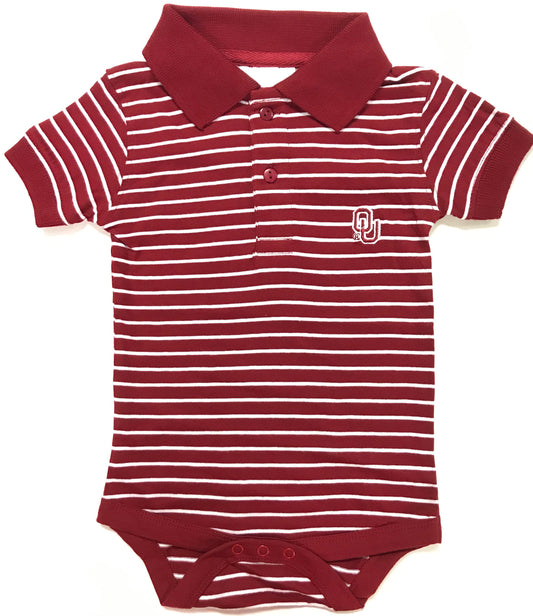 Oklahoma Jersey Stripe Golf Creeper