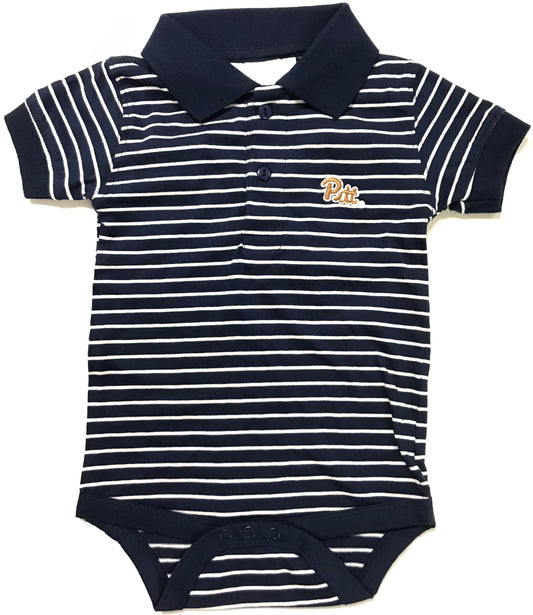 Pitt Jersey Stripe Golf Creeper
