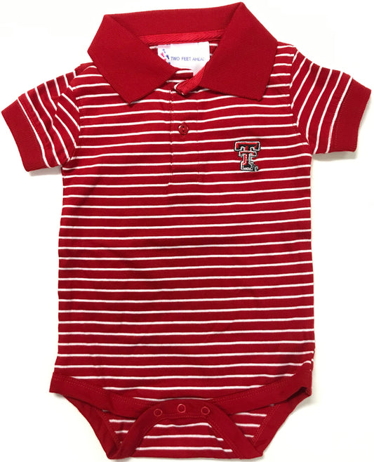 Texas Tech Jersey Stripe Golf Creeper