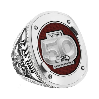 2025 Seattle Football SB LX Championship Ring Replica-Pop-Out Wings Edition