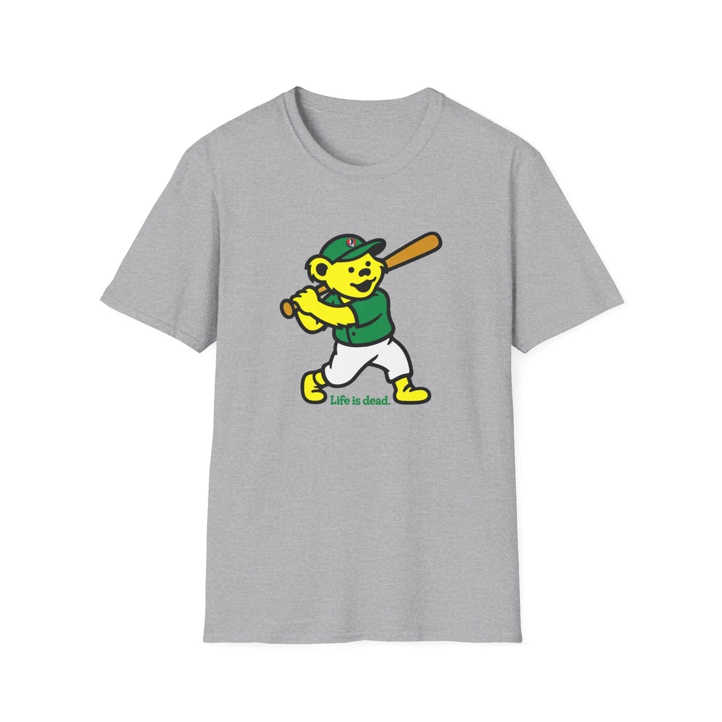 Baseball Edition Dancing Bear - Life is Dead T-Shirt