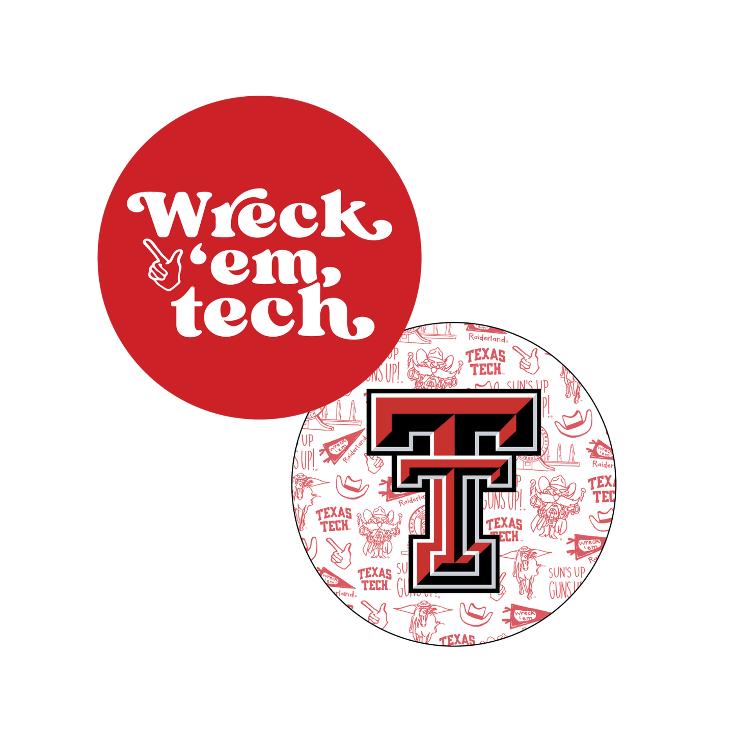 Texas Tech Coasters Set of 25