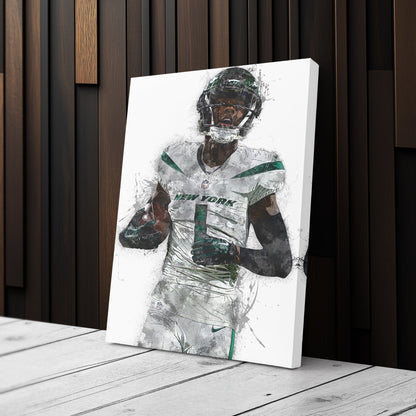 Sauce Gardner Canvas Art – New York Jets Wall Decor