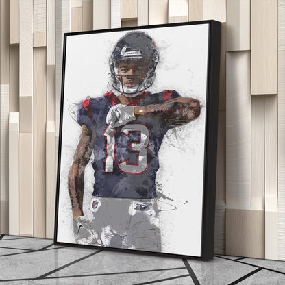 Tank Dell Canvas Art – Houston Texans Wall Decor
