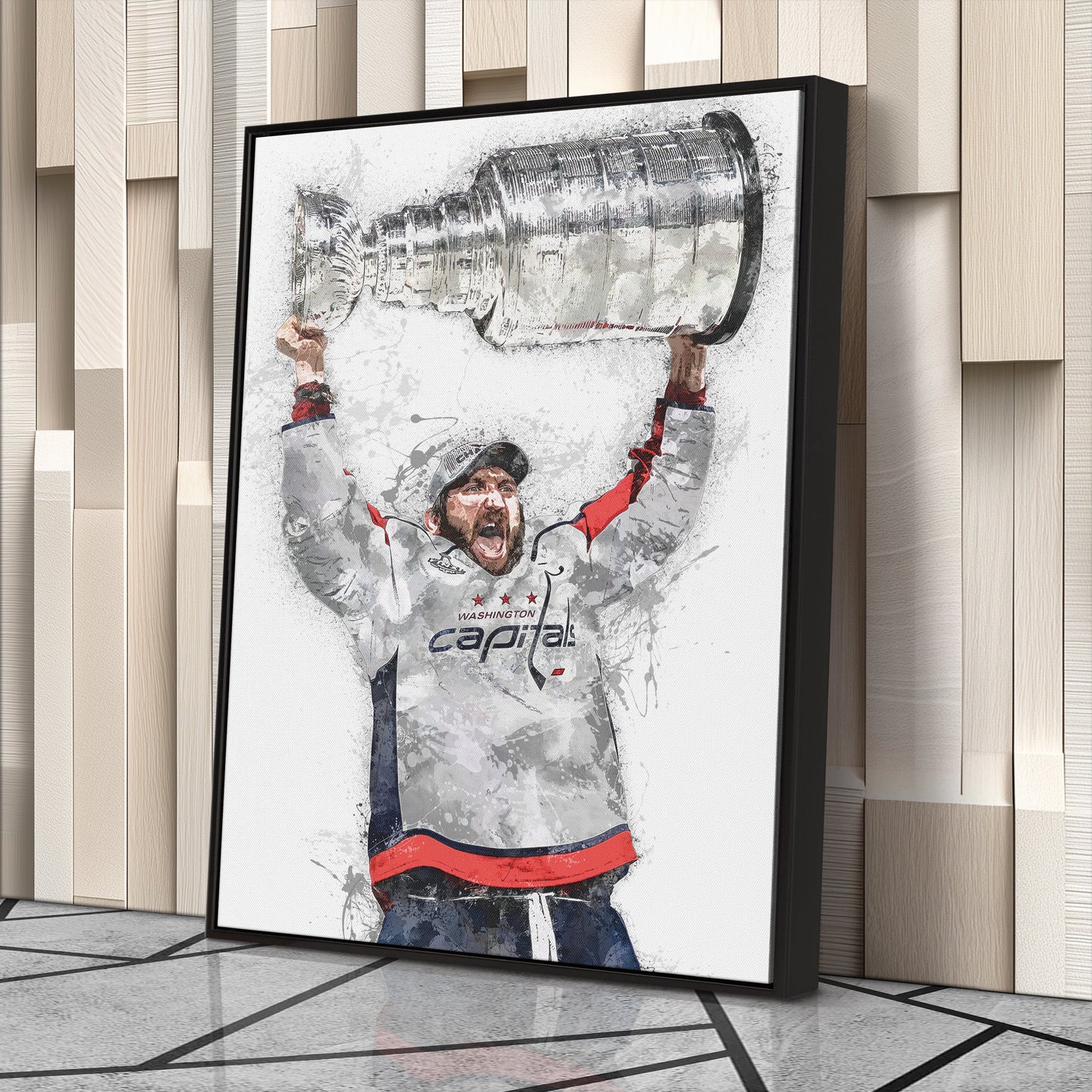 Alexander Ovechkin Canvas Art - Washington Capitals Wall Decor