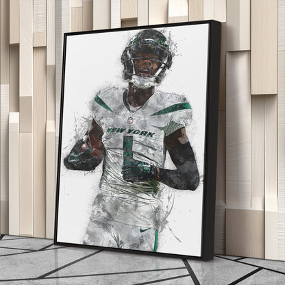 Sauce Gardner Canvas Art – New York Jets Wall Decor