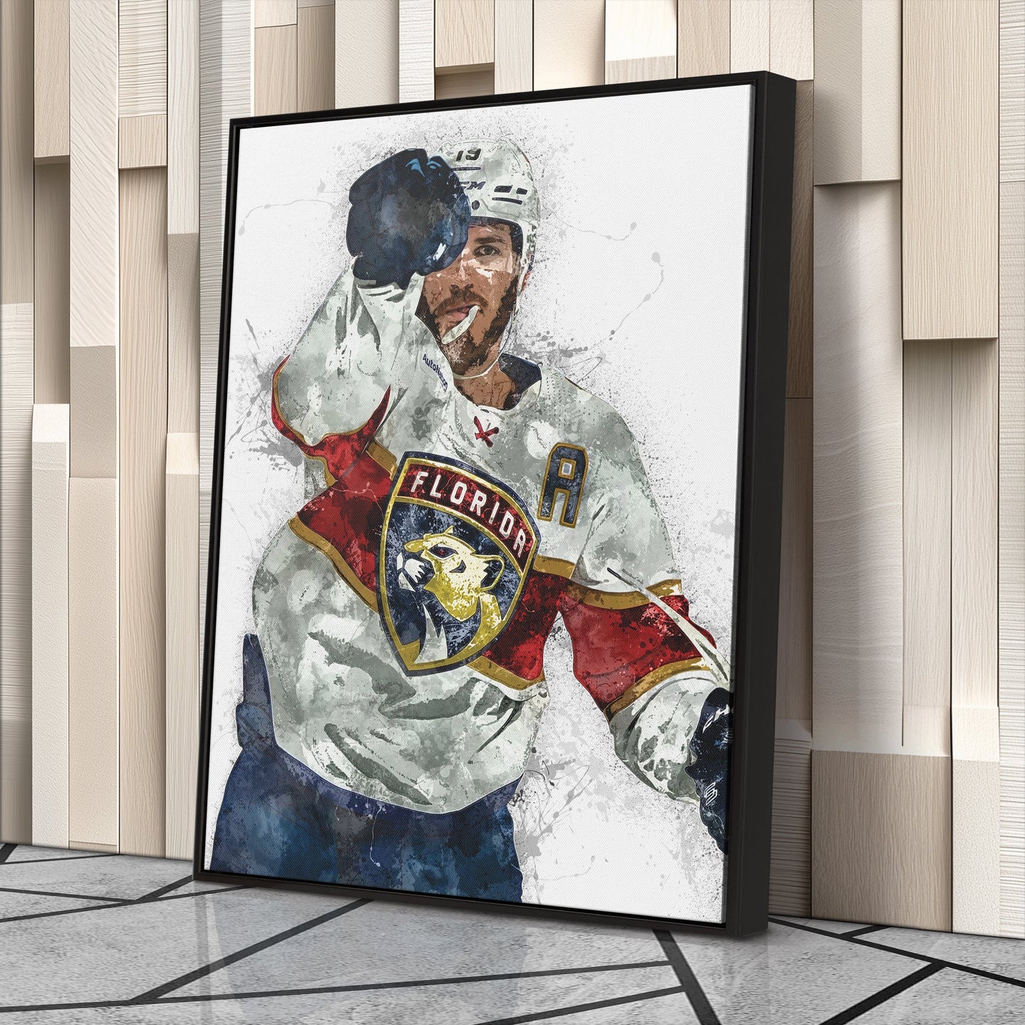 Matt Tkachuk Canvas Art – Florida Panthers Wall Decor