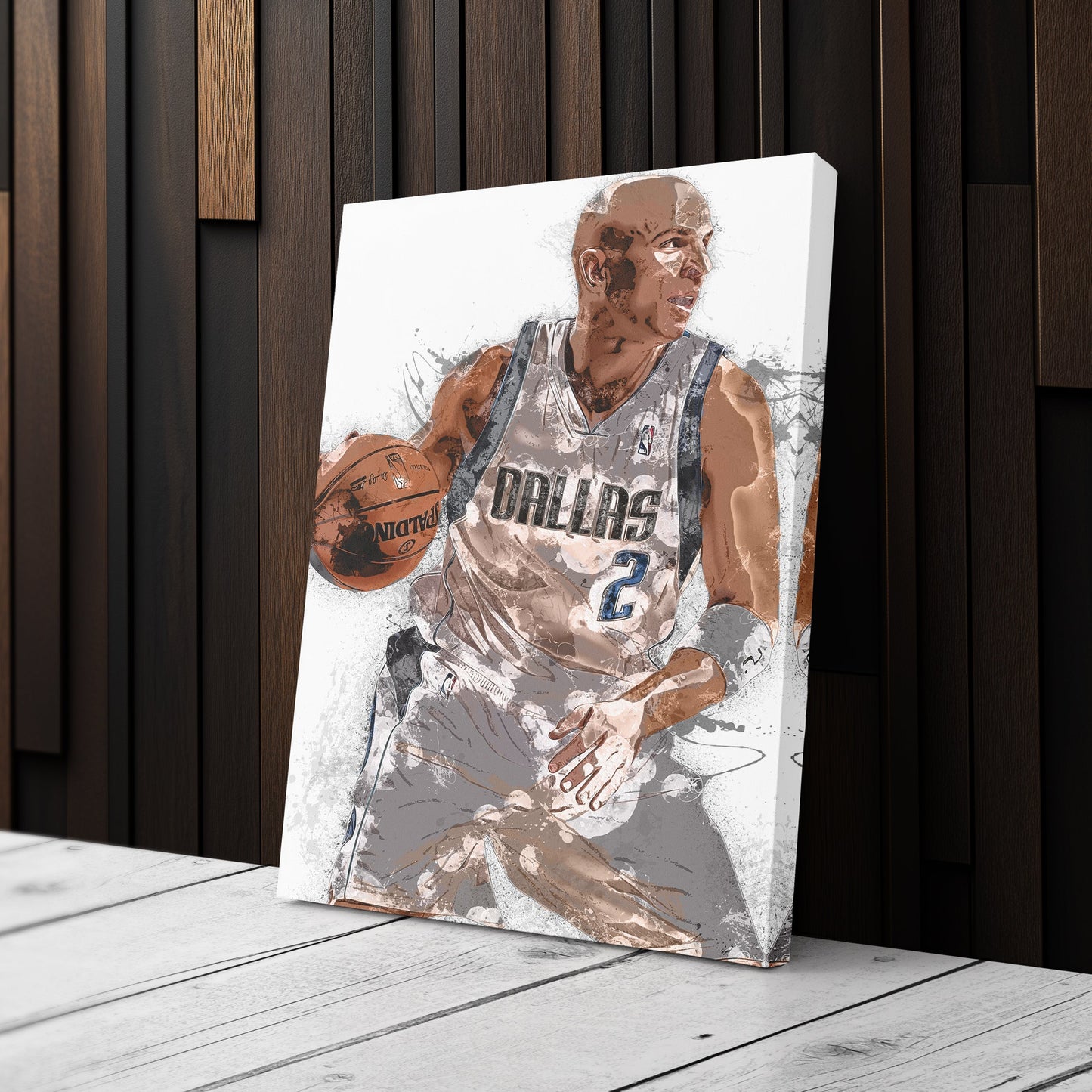 Jason Kidd Canvas Art – Dallas Mavericks Wall Decor
