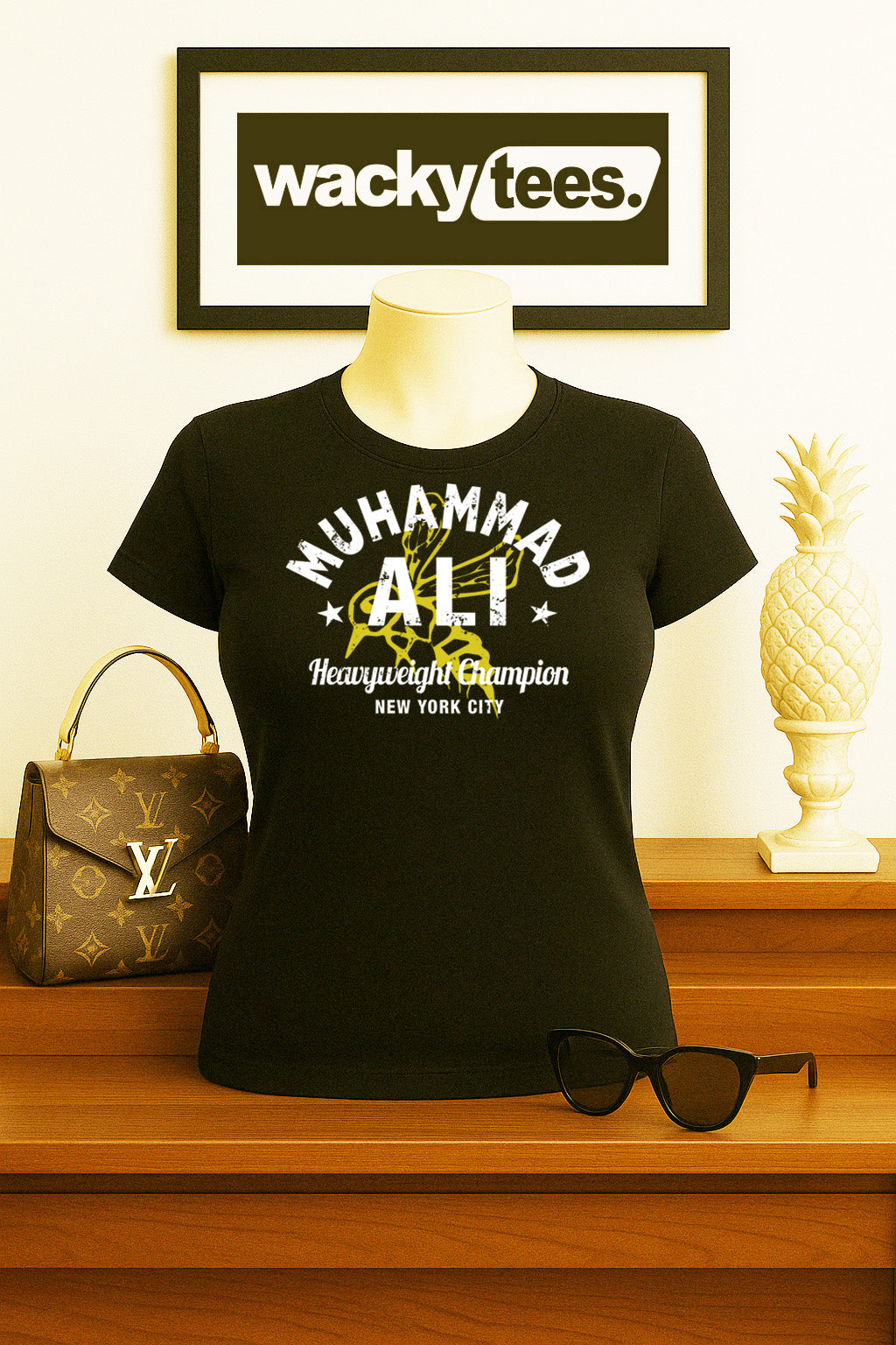 Muhammad Bee Ali Boxing Heavyweight Legend Champion Graphic Tee Shirt