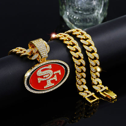 San Francisco Emblem Pendant Necklace – Hip Hop Gift for Fans