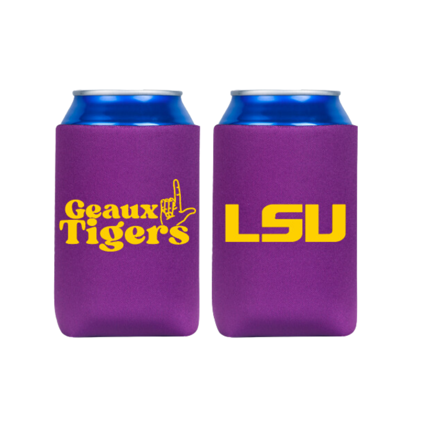 LSU Koozie - Purple
