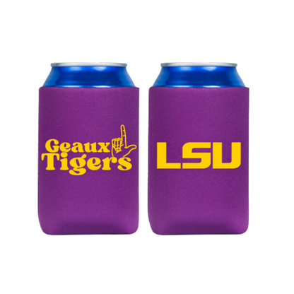 LSU Koozie - Purple