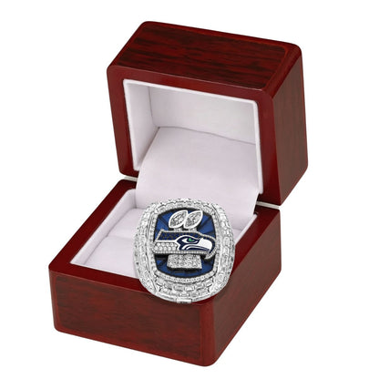 2025 Seattle Football SB LX Championship Ring Replica-Pop-Out Wings Edition