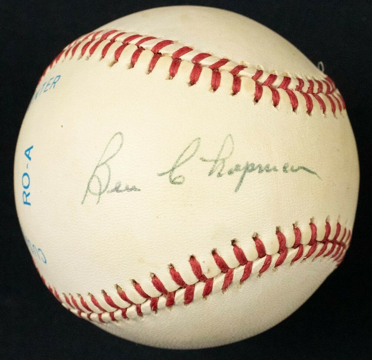 Ben Chapman Signed OAL Baseball New York Yankees D.1993  PSA COA