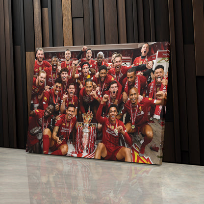 Liverpool Champions Canvas – Soccer Wall Art for Fans