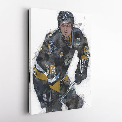 Mario Lemieux Canvas Art – Pittsburgh Penguins Wall Decor