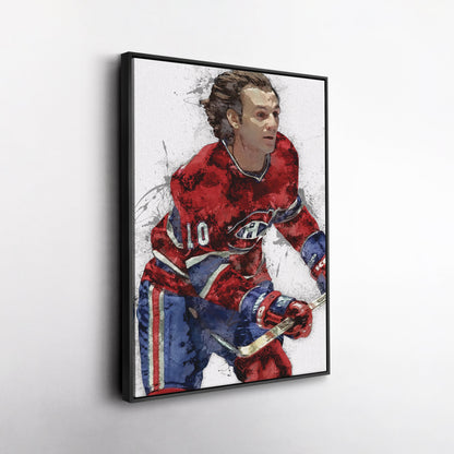 Guy Lafleur Canvas Art – Montreal Canadiens Wall Decor