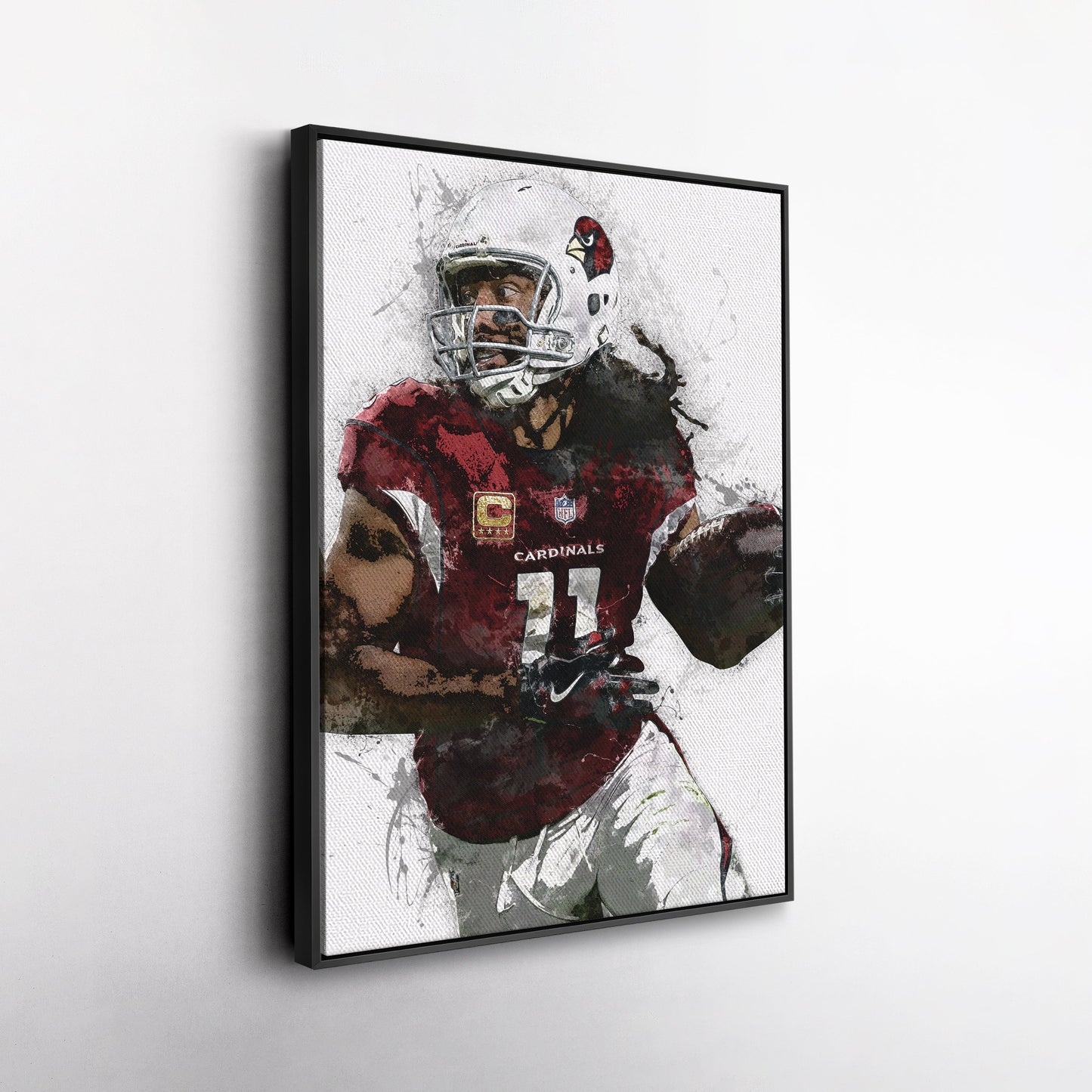 Larry Fitzgerald Canvas Art – Arizona Cardinals Wall Decor