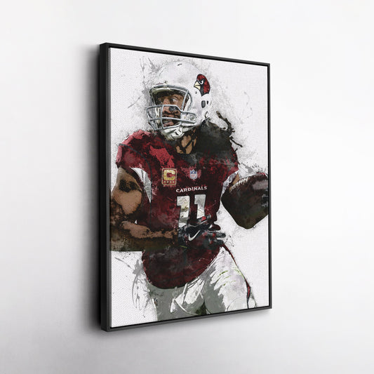 Larry Fitzgerald Canvas Art – Arizona Cardinals Wall Decor
