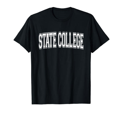State College Pa Pennsylvania Sports T-Shirt - Custom Art Print Men Women
