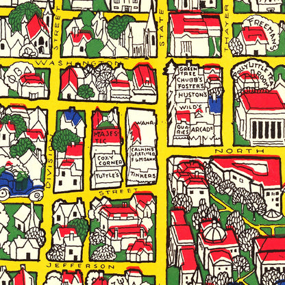 Vintage Map of University of Michigan 1926