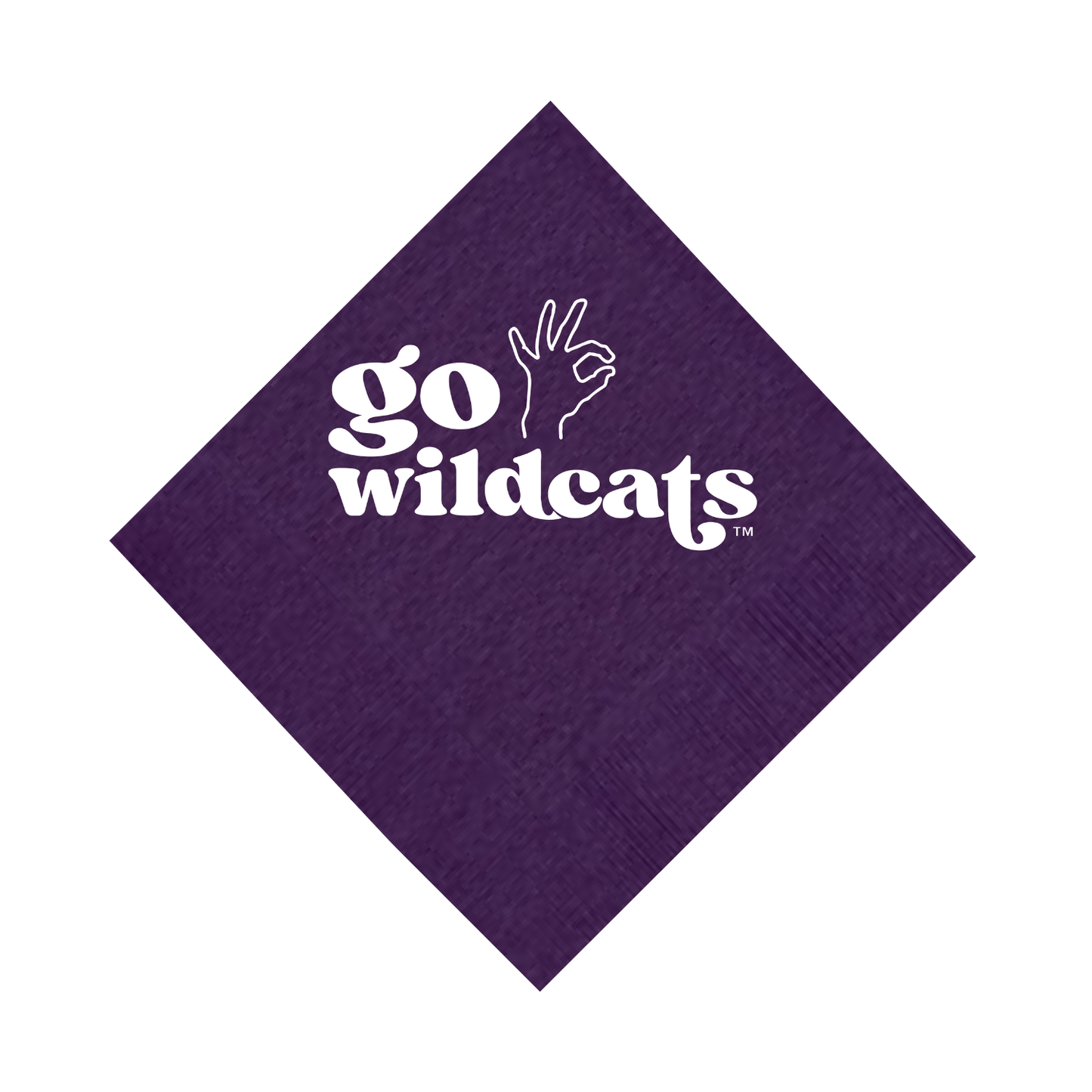 Kansas State Purple 3 ply Napkins Set of 25