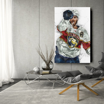 Matt Tkachuk Canvas Art – Florida Panthers Wall Decor