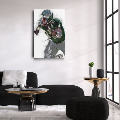 Reggie White Canvas Art – Philadelphia Eagles Wall Decor
