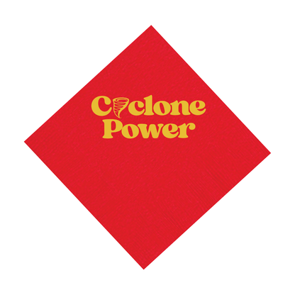 Iowa State University - Red 3-Ply Cocktail Napkins, Set of 25