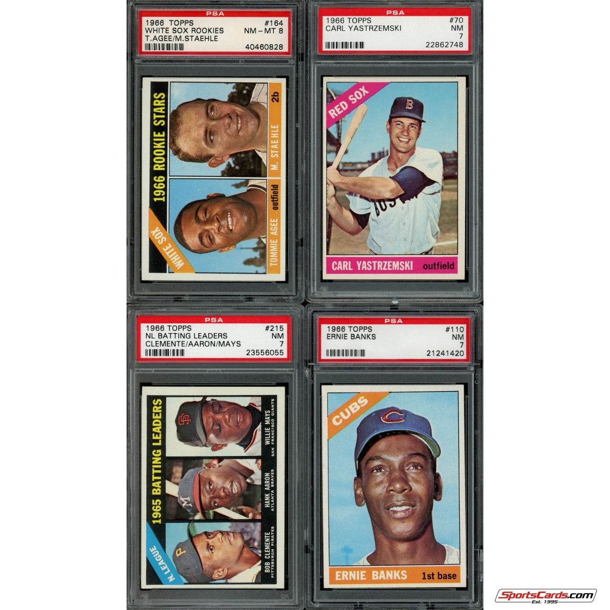 1966 Topps Baseball Complete Graded Set Break - (1) Graded Card (PSA 7 or Better) Per Box!