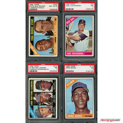 1966 Topps Baseball Complete Graded Set Break - (1) Graded Card (PSA 7 or Better) Per Box!