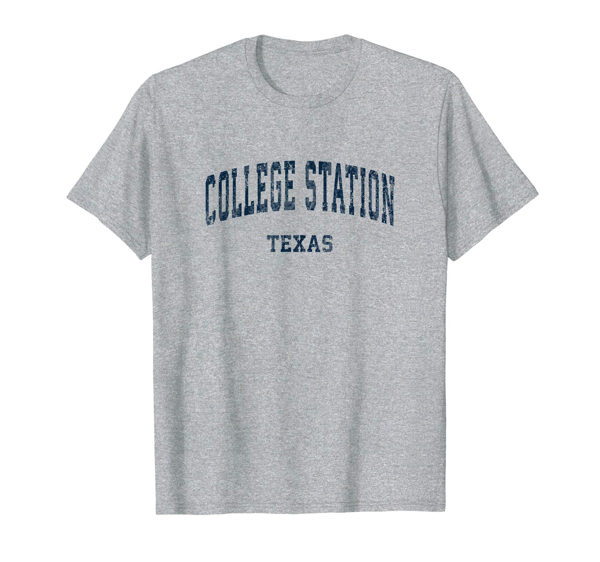 College Station Texas Tx Varsity Sports T-Shirt - Graphic Print for Adults