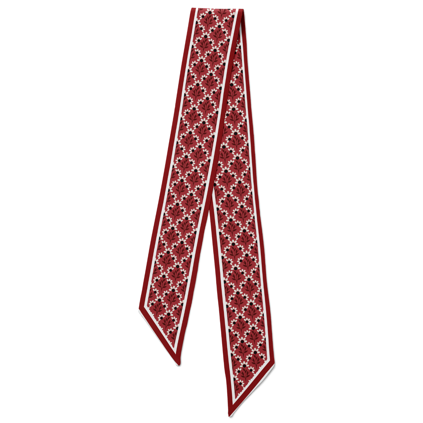 The Skinny Scarf - Crimson
