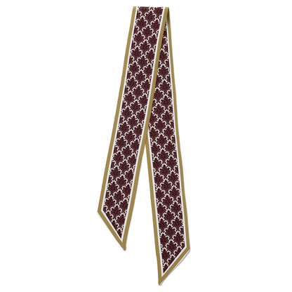 The Skinny Scarf - Maroon & Gold