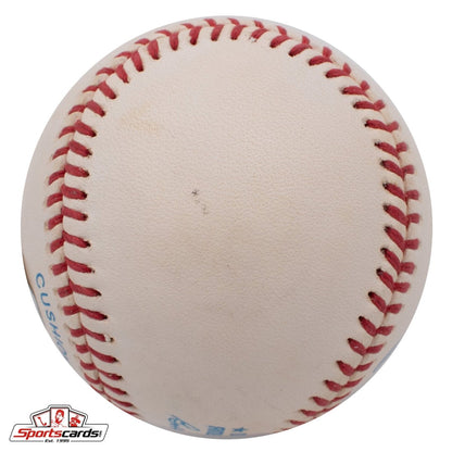 Ben Chapman (d.1993) ".302 Lifetime BA" Single Signed Baseball Beckett BAS