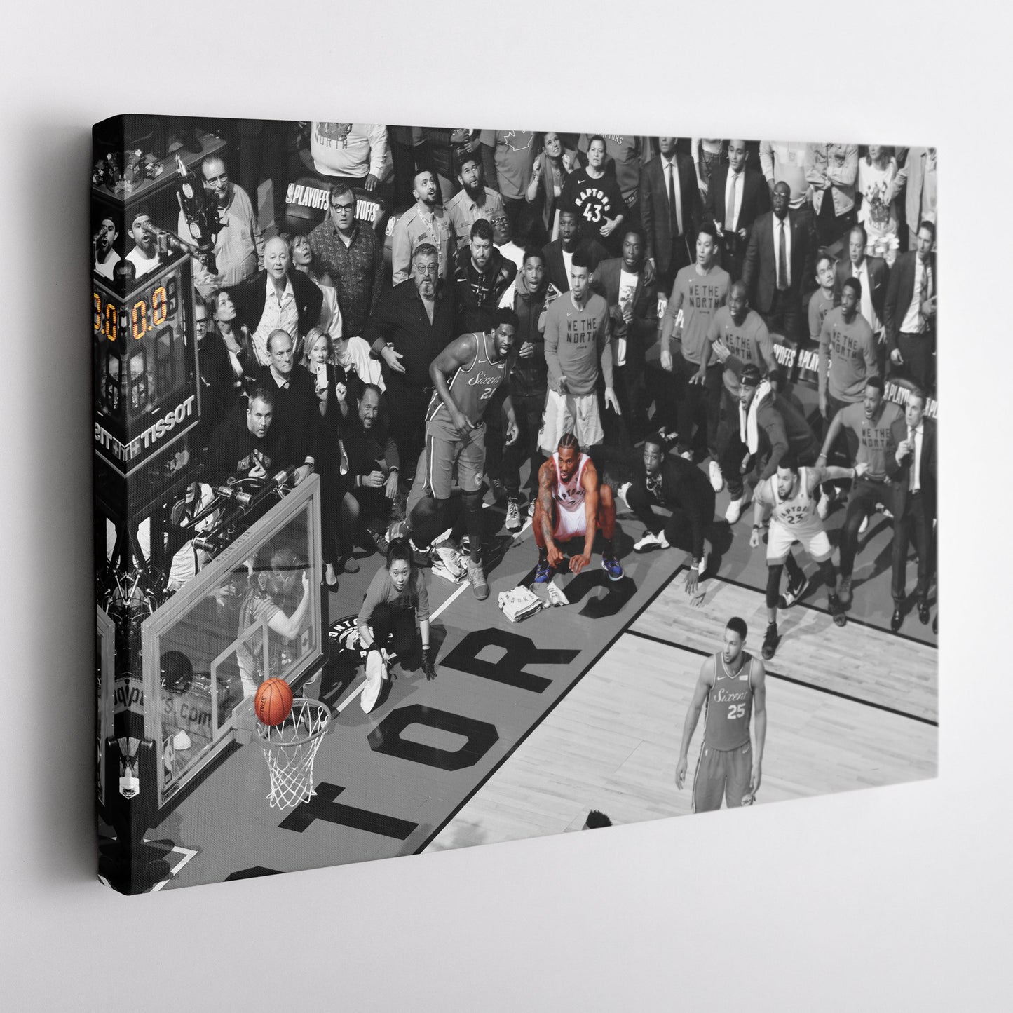 Kawhi Leonard Canvas Art – Raptors Game 7 Wall Decor