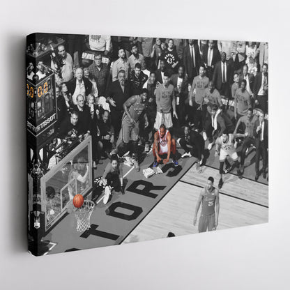 Kawhi Leonard Canvas Art – Raptors Game 7 Wall Decor