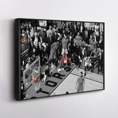 Kawhi Leonard Canvas Art – Raptors Game 7 Wall Decor